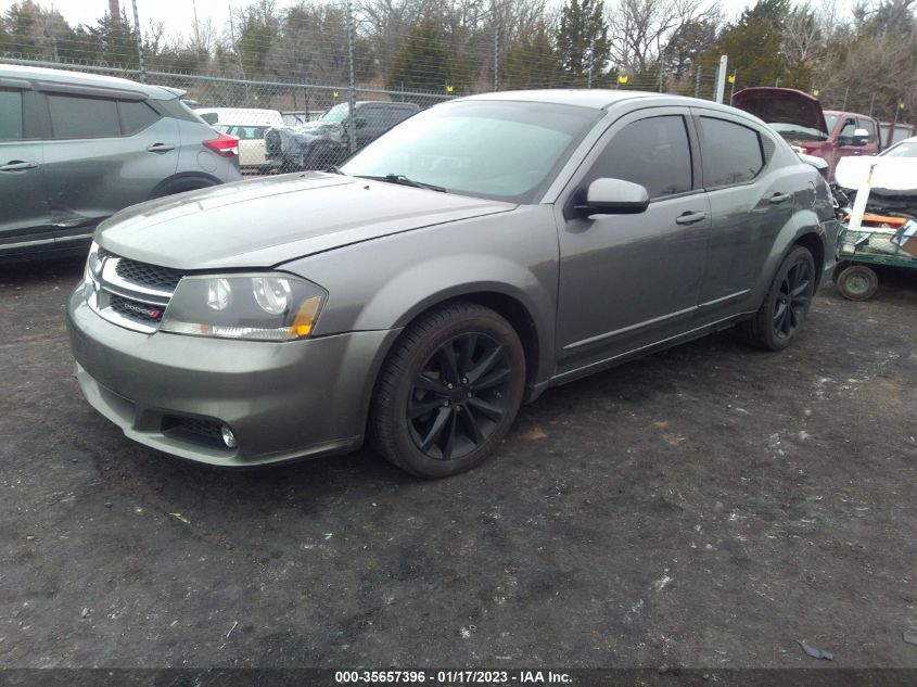 2013 DODGE AVENGER SXT - 1C3CDZCB1DN562182