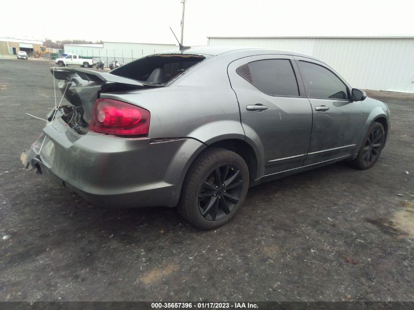 2013 DODGE AVENGER SXT - 1C3CDZCB1DN562182