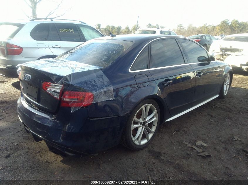 2014 AUDI S4 PREMIUM PLUS WAUBGAFL1EA067636