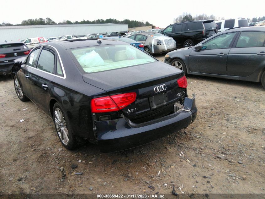 2014 AUDI A8 L 4.0T WAUR2AFD7EN005527