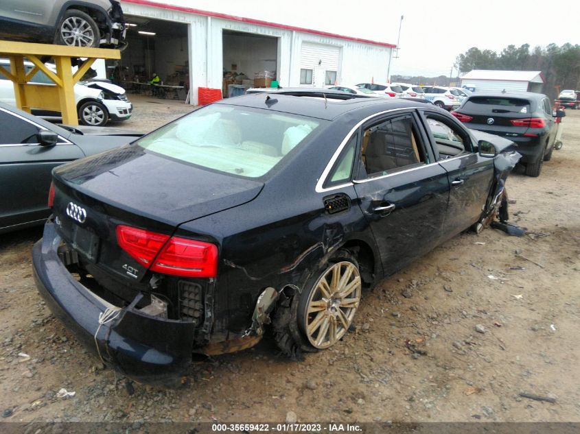 2014 AUDI A8 L 4.0T WAUR2AFD7EN005527