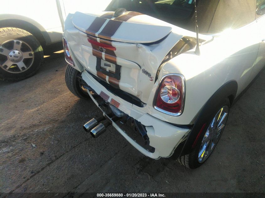 2013 MINI COOPER ROADSTER S WMWSY3C59DT593823