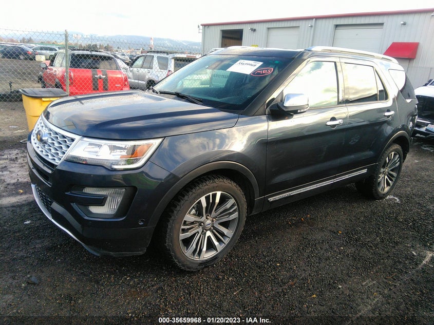 VIN 1FM5K8HT7HGE11553 2017 FORD EXPLORER PLATINUM