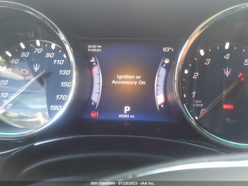 2015 MASERATI QUATTROPORTE S Q4 ZAM56RRA3F1142331