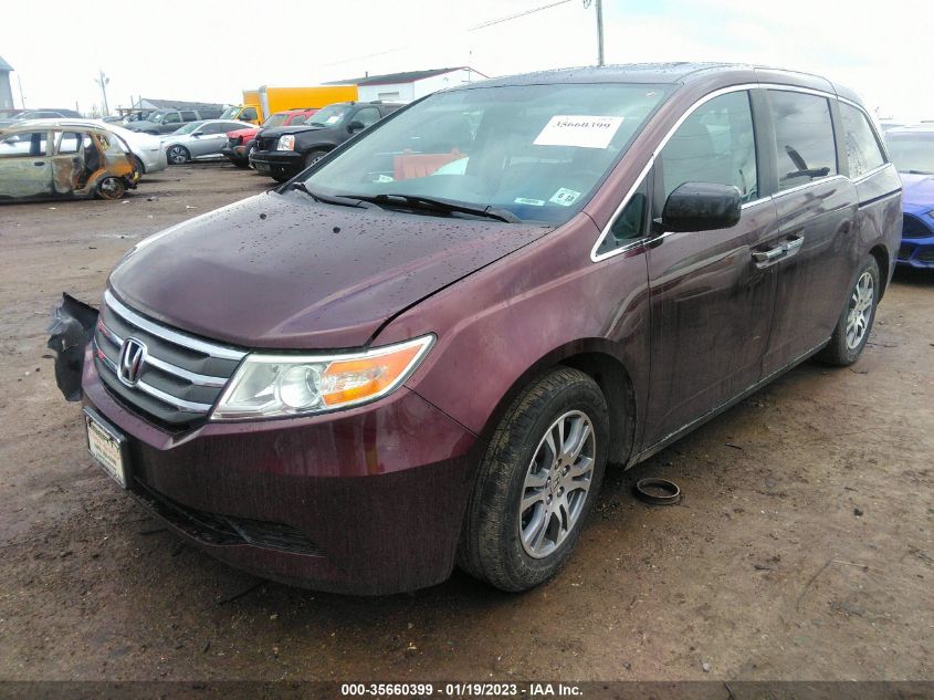 VIN 5FNRL5H60DB079696 2013 HONDA ODYSSEY no.2