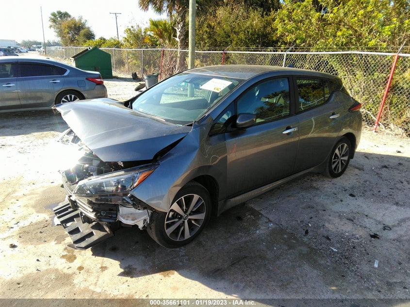 VIN 1N4BZ1BV0MC553657 2021 NISSAN LEAF S PLUS