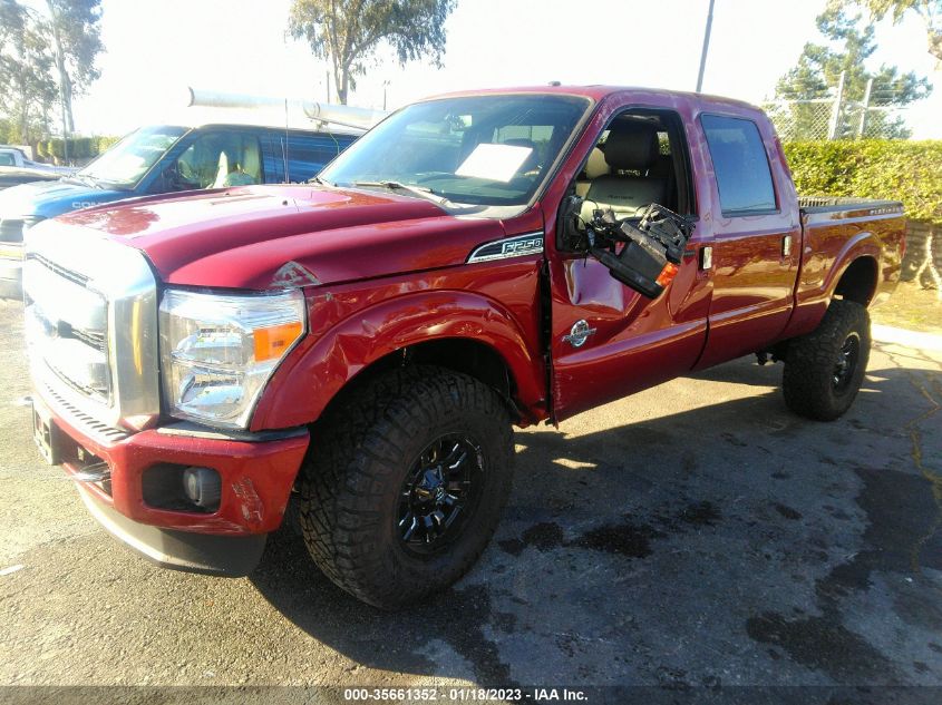 2015 FORD SUPER DUTY F-250 SRW LARIAT/PLATINUM 1FT7W2BT7FEA03246