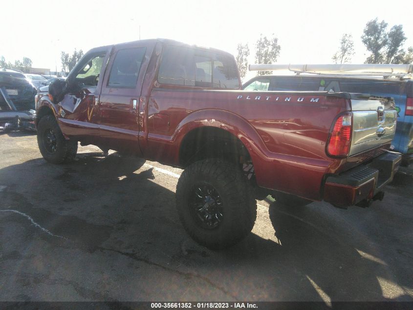 2015 FORD SUPER DUTY F-250 SRW LARIAT/PLATINUM 1FT7W2BT7FEA03246