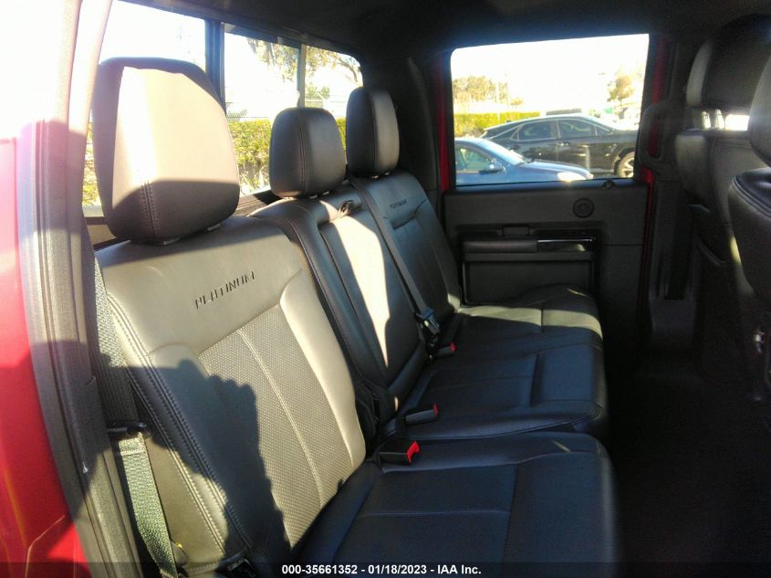 2015 FORD SUPER DUTY F-250 SRW LARIAT/PLATINUM 1FT7W2BT7FEA03246