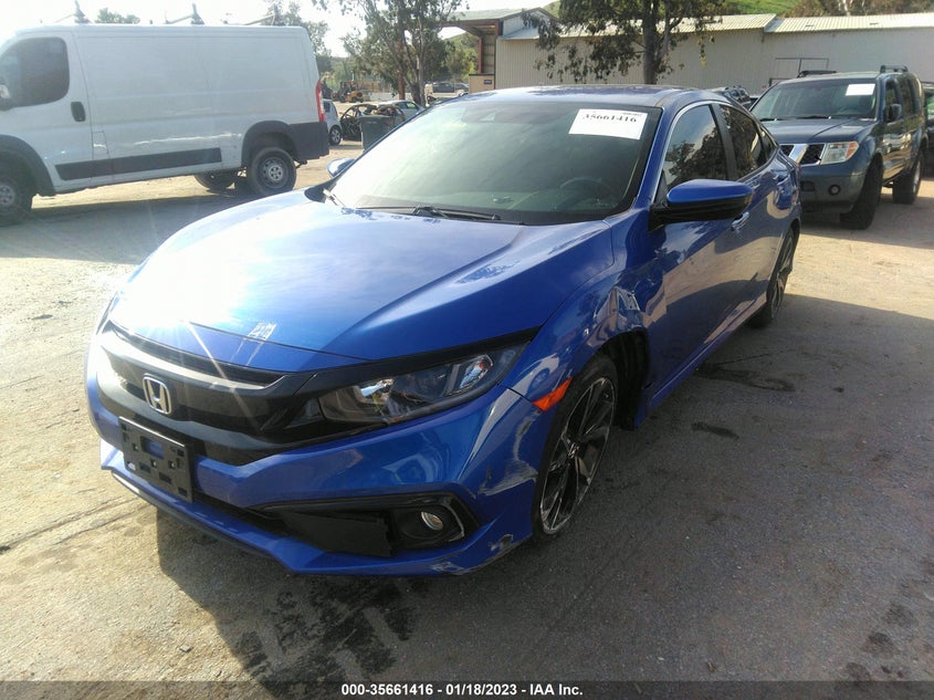 VIN 2HGFC2F82KH547684 2019 HONDA CIVIC SEDAN SPORT