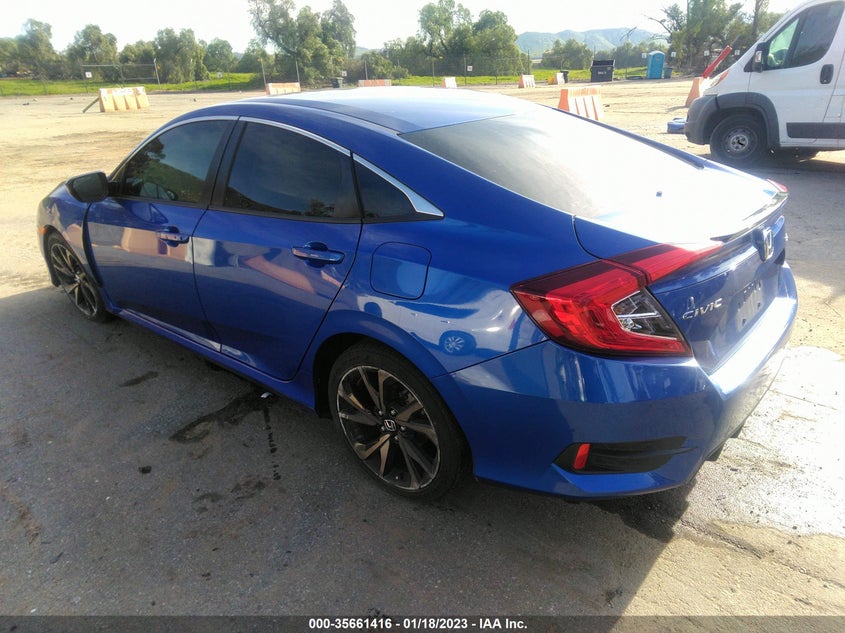 VIN 2HGFC2F82KH547684 2019 HONDA CIVIC SEDAN SPORT