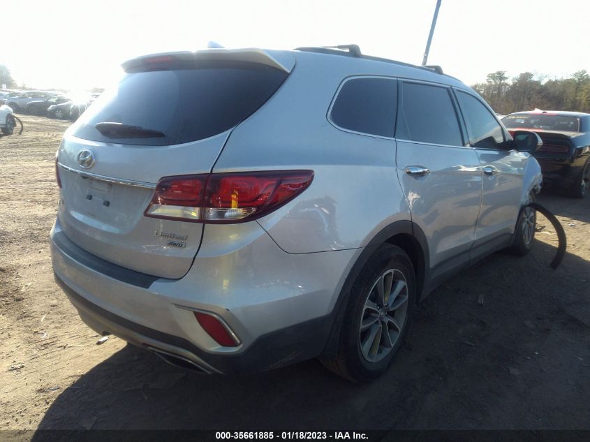 2017 HYUNDAI SANTA FE LIMITED - KM8SNDHFXHU208459
