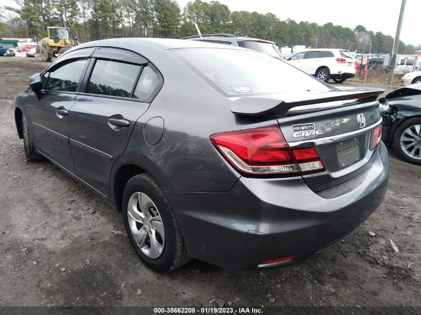 2013 HONDA CIVIC SDN LX 19XFB2F59DE223301
