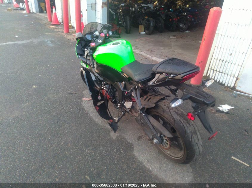 2014 KAWASAKI ZX636 F JKBZXJF10EA003741