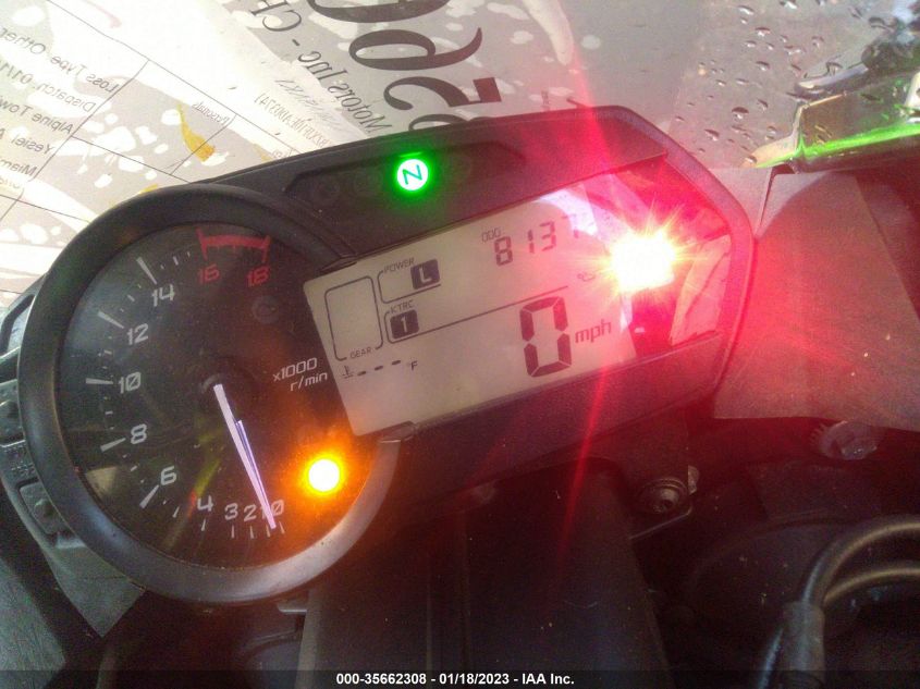 2014 KAWASAKI ZX636 F JKBZXJF10EA003741