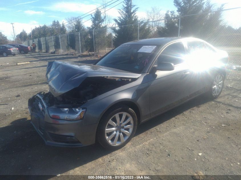 2014 AUDI A4 PREMIUM - WAUAFAFL4EN019233