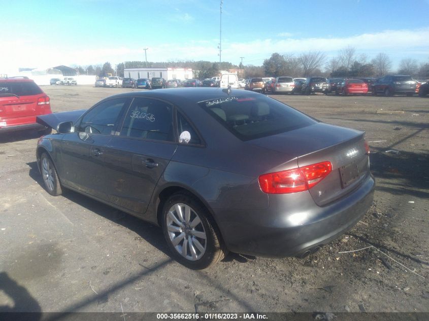 2014 AUDI A4 PREMIUM - WAUAFAFL4EN019233