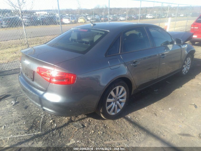 2014 AUDI A4 PREMIUM - WAUAFAFL4EN019233