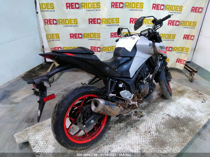 2020 YAMAHA MT-03 MH3RH20Y2LK002831
