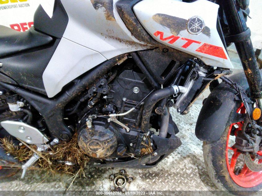 2020 YAMAHA MT-03 MH3RH20Y2LK002831