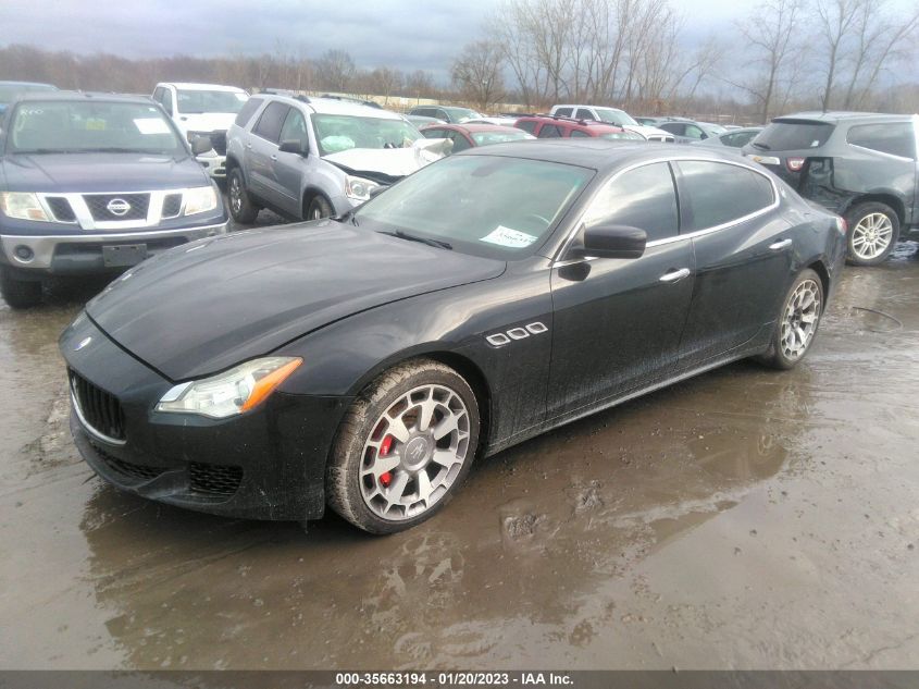 2014 MASERATI QUATTROPORTE S Q4 ZAM56RRA5E1111399