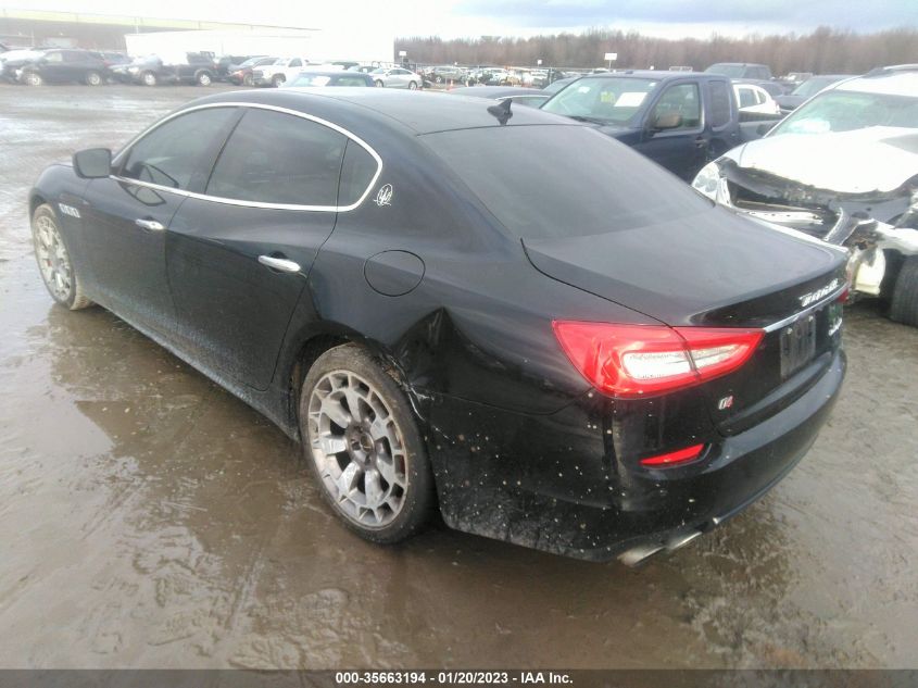 2014 MASERATI QUATTROPORTE S Q4 ZAM56RRA5E1111399