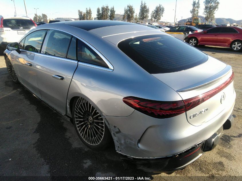 2022 MERCEDES-BENZ EQS EQS 450+ W1KCG2DBXNA022546