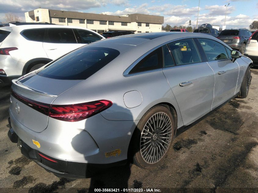 2022 MERCEDES-BENZ EQS EQS 450+ W1KCG2DBXNA022546