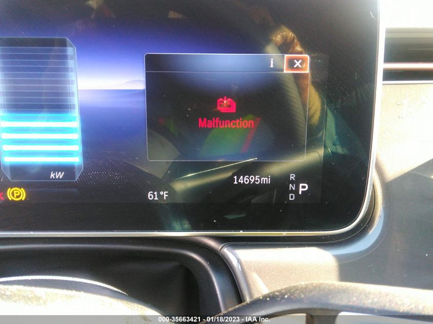 2022 MERCEDES-BENZ EQS EQS 450+ W1KCG2DBXNA022546