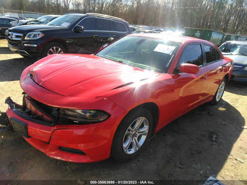 VIN 2C3CDXBG7KH725683 2019 DODGE CHARGER SXT