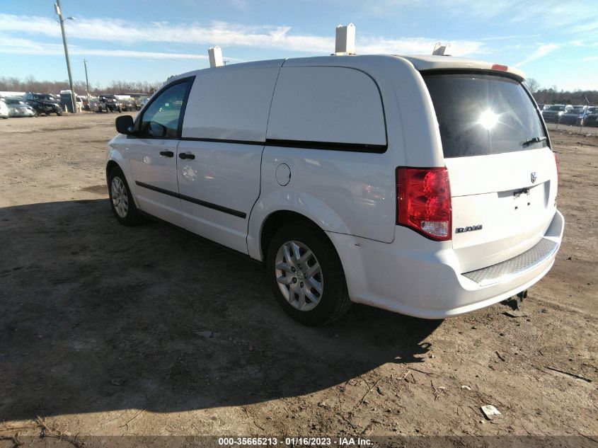 2015 RAM CARGO VAN TRADESMAN 2C4JRGAG4FR666484