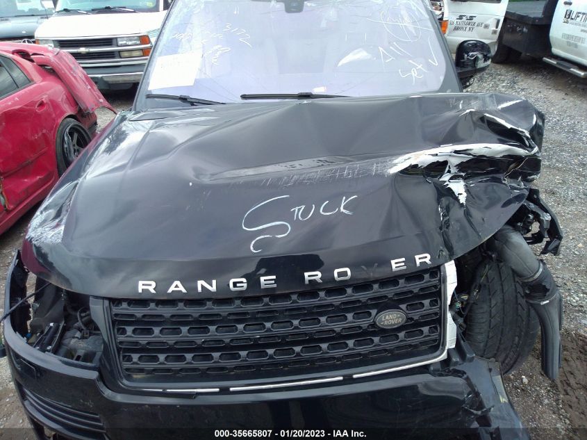 2017 LAND ROVER RANGE ROVER HSE SALGS2FV7HA355267