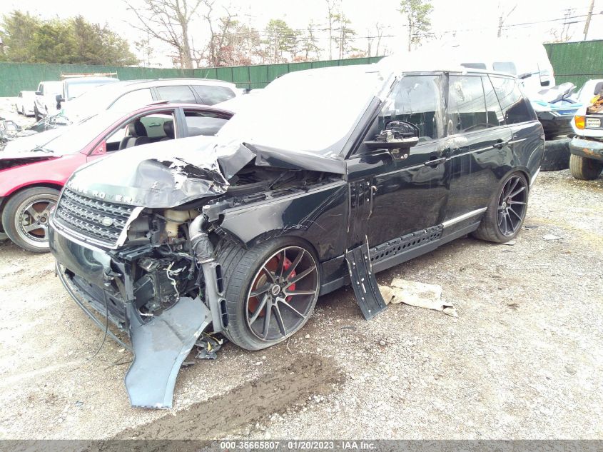 2017 LAND ROVER RANGE ROVER HSE SALGS2FV7HA355267