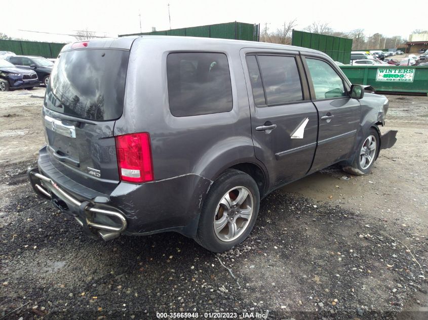 2015 HONDA PILOT SE 5FNYF4H32FB054322