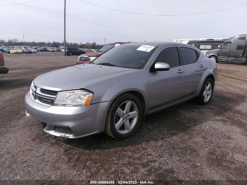 2013 DODGE AVENGER SXT 1C3CDZCB8DN680732