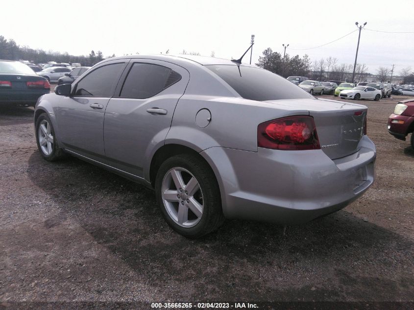 2013 DODGE AVENGER SXT 1C3CDZCB8DN680732