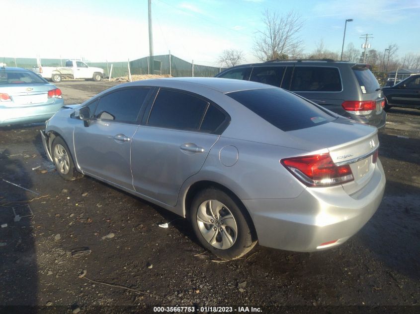 2013 HONDA CIVIC SDN LX 19XFB2F51DE011735