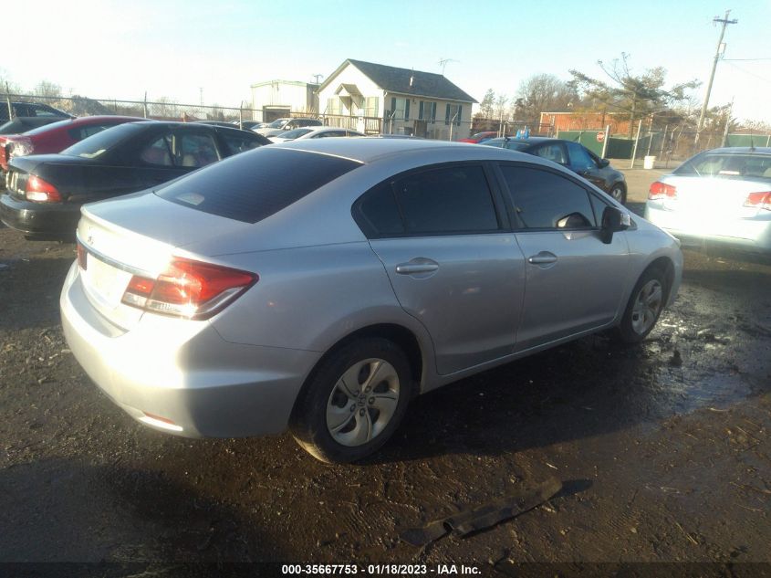 2013 HONDA CIVIC SDN LX 19XFB2F51DE011735