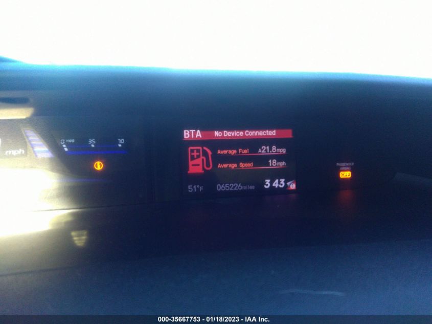 2013 HONDA CIVIC SDN LX 19XFB2F51DE011735