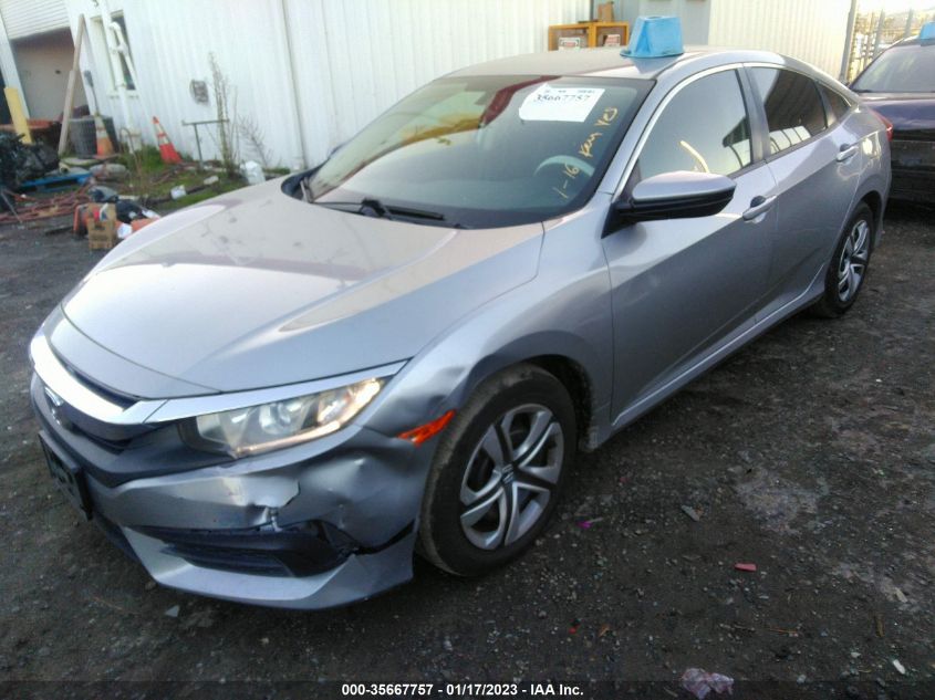 VIN 19XFC2F55GE206304 2016 HONDA CIVIC SEDAN no.6