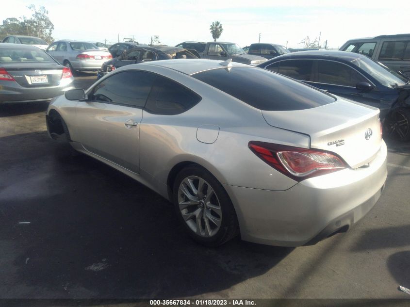 2013 HYUNDAI GENESIS COUPE 2.0T KMHHT6KDXDU108195