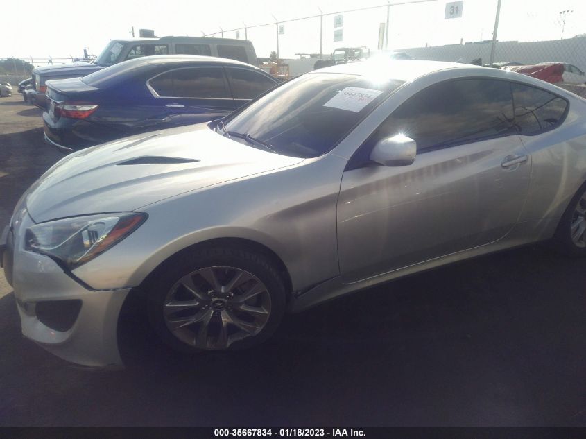 2013 HYUNDAI GENESIS COUPE 2.0T KMHHT6KDXDU108195