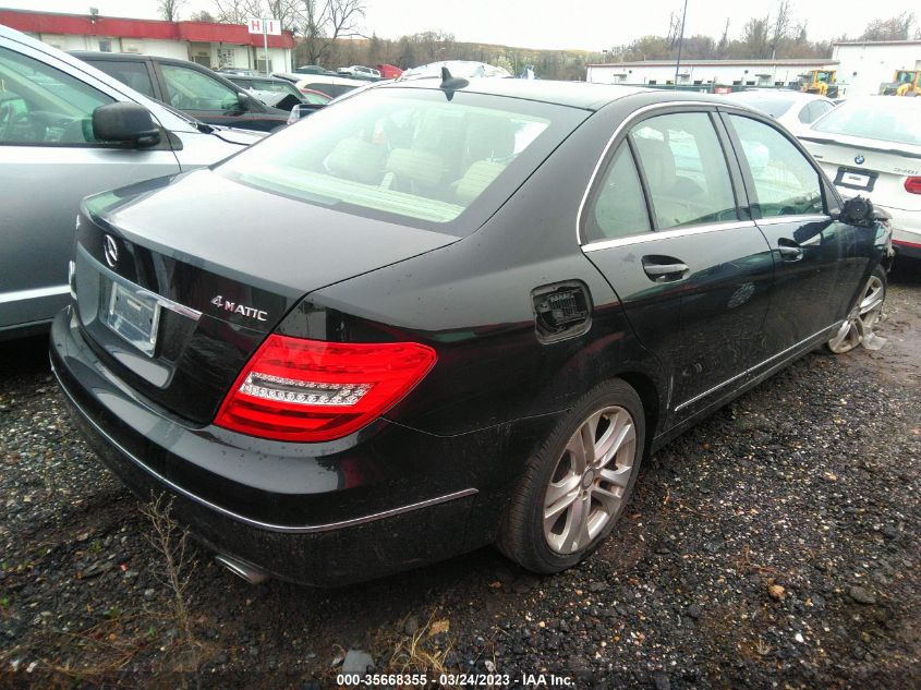 2014 MERCEDES-BENZ C 300 SPORT 4MATIC/LUXURY 4MATIC WDDGF8AB9EG233181