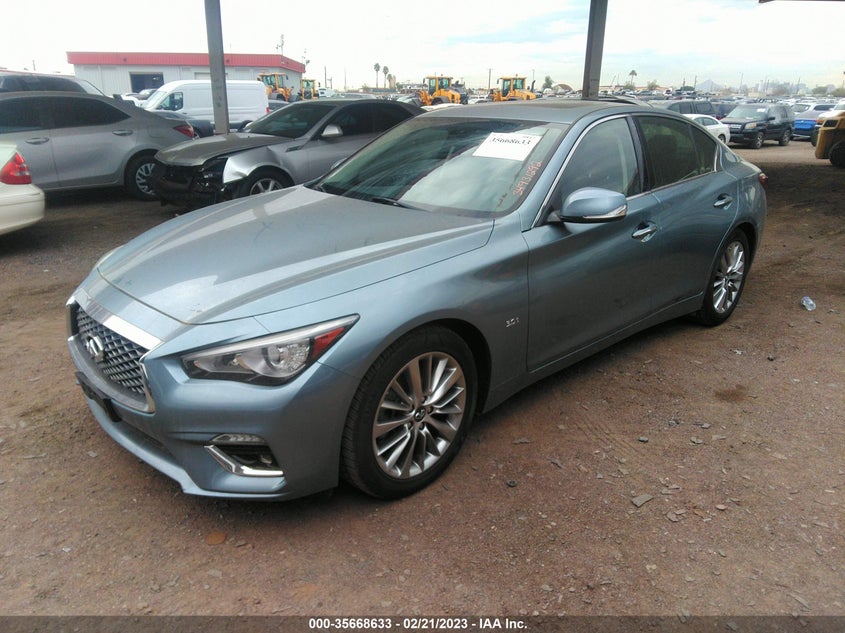 VIN JN1EV7AP8LM205268 2020 INFINITI Q50 3.0T LUXE
