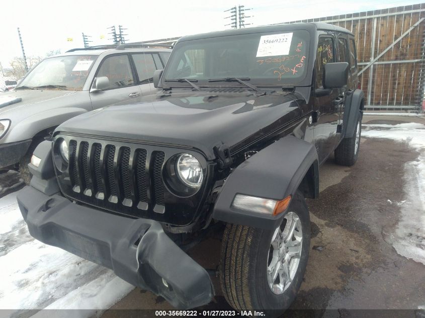 2021 JEEP WRANGLER UNLIMITED SPORT S 1C4HJXDN8MW616594
