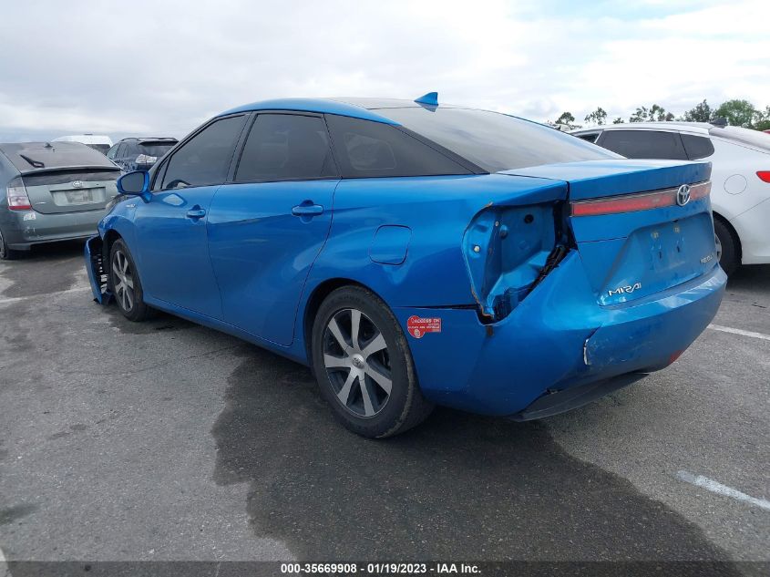 2017 TOYOTA MIRAI JTDBVRBDXHA001760