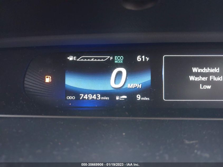 2017 TOYOTA MIRAI JTDBVRBDXHA001760