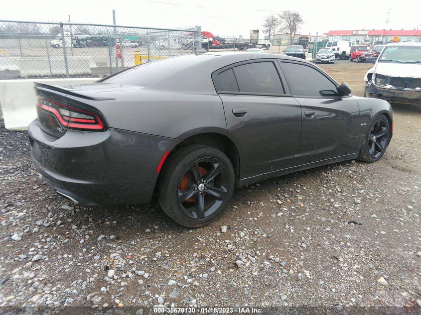 VIN 2C3LDXCT5JH205864 2018 DODGE CHARGER