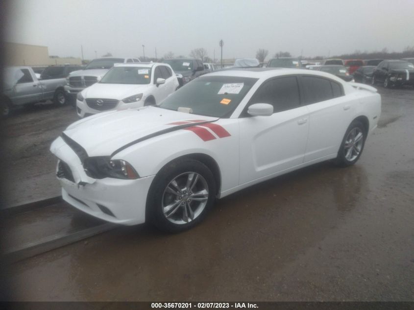 VIN 2C3CDXJG0DH584671 2013 DODGE CHARGER no.2