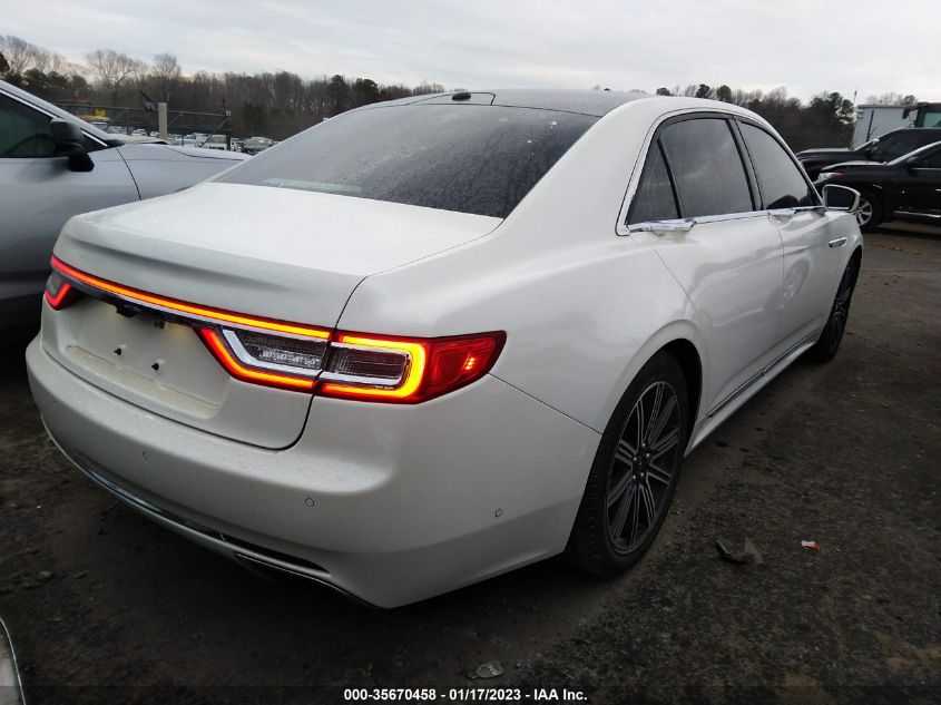 2017 LINCOLN CONTINENTAL RESERVE 1LN6L9RP0H5628155